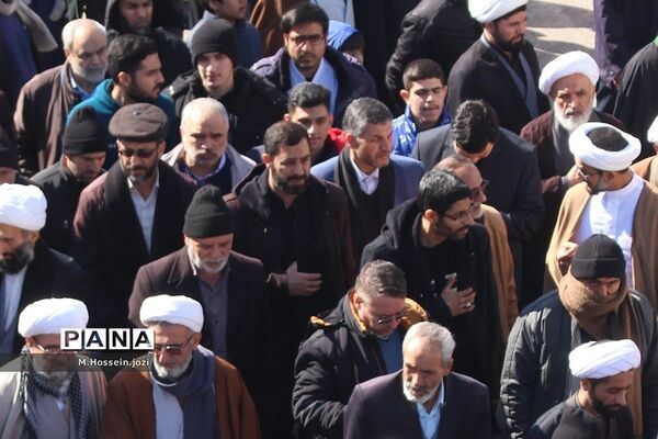 مراسم تشییع پیکر پاک شهید علیرضا بادرام