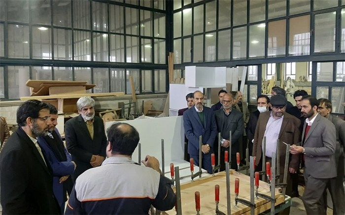 افتتاح‌ طرح «آموزش همراه با تولید» در هنرستان صنعتی ولی عصر قم