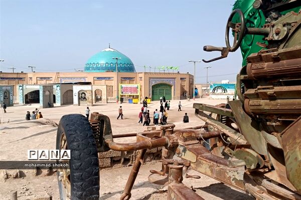 حضور دانش‌آموزان پسر دبیرستانی ناحیه 3 در راهیان نور دانش‌آموزی