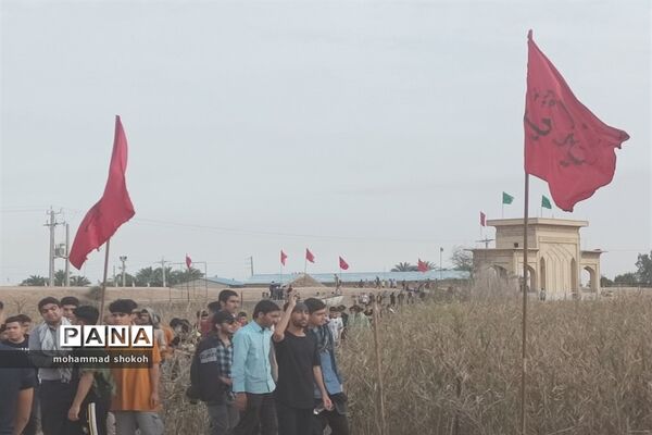 حضور دانش‌آموزان پسر دبیرستانی ناحیه 3 در راهیان نور دانش‌آموزی