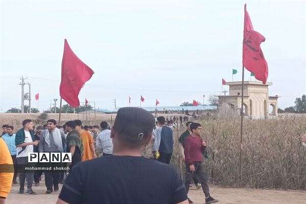 حضور دانش‌آموزان پسر دبیرستانی ناحیه 3 در راهیان نور دانش‌آموزی