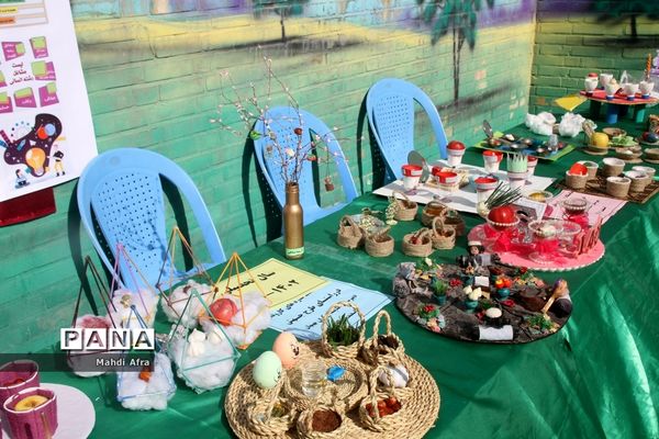 برگزاری نمایشگاه دست‌سازه و بازارچه دانش‌آموزی در دبیرستان غیر دولتی  اندیشه برتران بهبهان