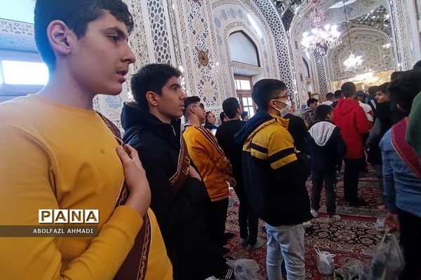 دومین روز از اردوی مشهد مقدس دانش‌آموزان زیارت اولی شهرستان‌های تهران