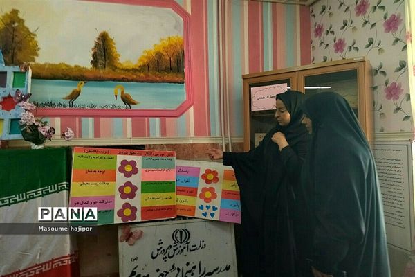 بازدید مدیر آموزش و پرورش جوادآباد از دبیرستان نوشین بختیاری