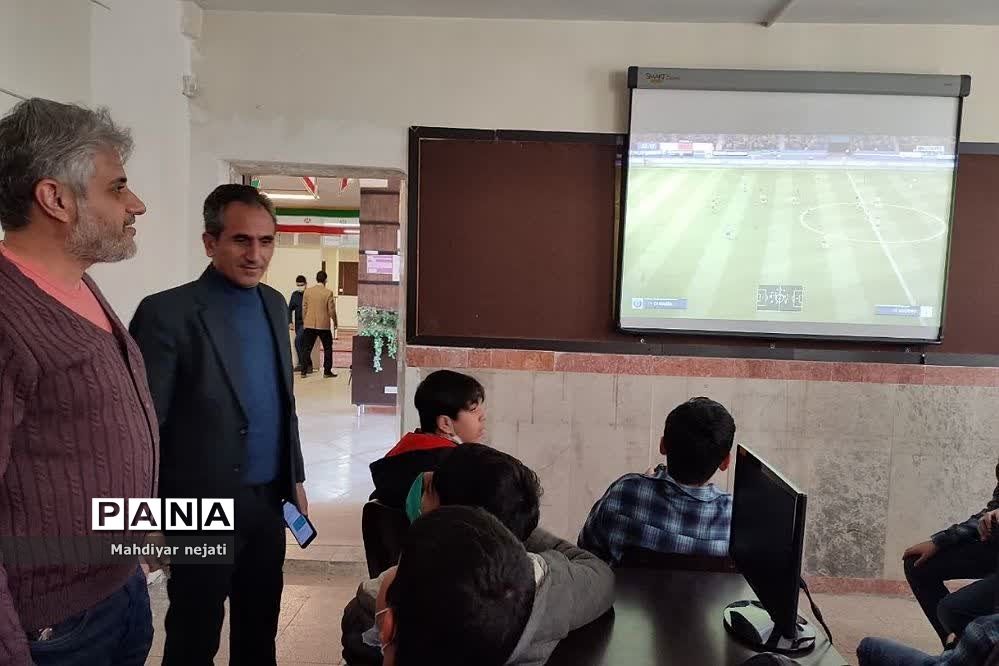 برگزاری جام مسابقات دیجیتالی با عنوان جانبازان پرافتخار در مدرسه شهید بهشتی رودهن