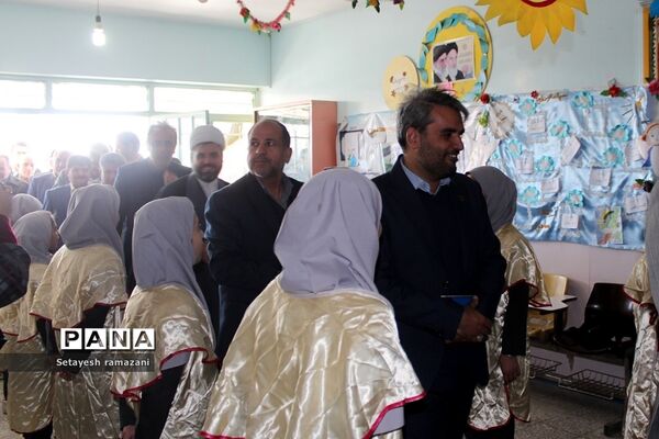 افتتاحیه مدرسه خیرساز سه کلاسه الحاقی مدرسه سامنی  در روستای احمد آباد بهارستان 2