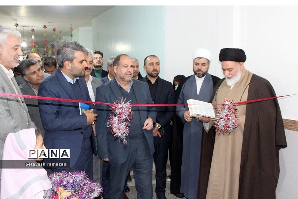 افتتاحیه مدرسه خیرساز سه کلاسه الحاقی مدرسه سامنی  در روستای احمد آباد بهارستان 2