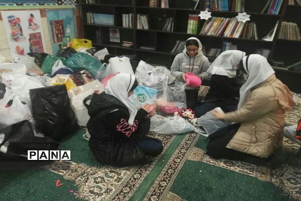 پویش همدلی و مهربانی، «برای هموطن کاری کنیم» در دبستان حضرت  آیت الله خامنه‌ای