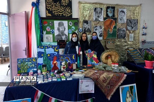 دومین روز نمایشگاه دستان پرتوان دختران سرزمین من در ملارد