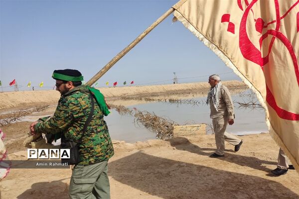 حضور پر شور دانش‌آموزان پسر استان فارس در اردوی راهیان نور