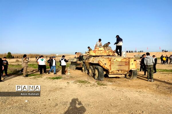 حضور پر شور دانش‌آموزان پسر استان فارس در اردوی راهیان نور