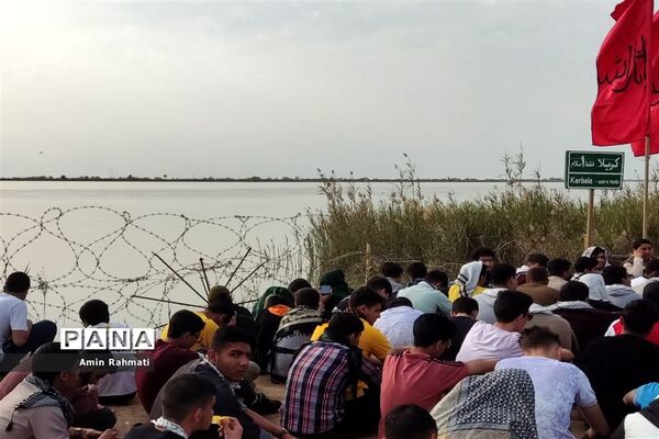 حضور پر شور دانش‌آموزان پسر استان فارس در اردوی راهیان نور