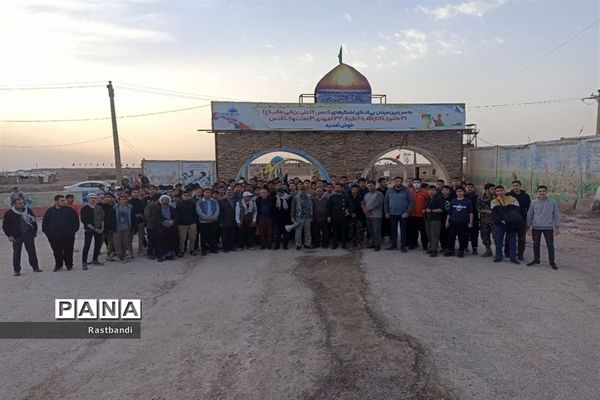 بازدید دانش‌آموزان منطقه ۱۳ از یادمان شلمچه