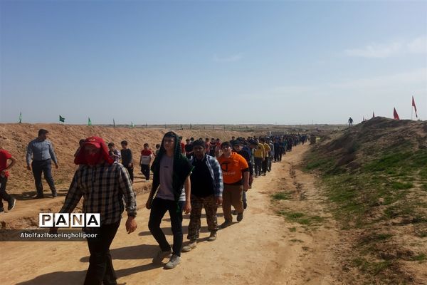 اعزام  دانش‌آموزان سمپادی شهرستان دزفول به اردوی پیشرفت نورانی