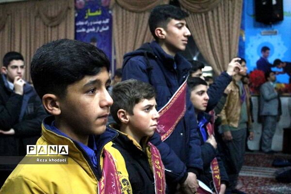 مراسم افتتاحیه کاروان دانش‌آموزی زیارت اولی‌ها