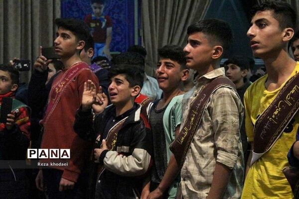 مراسم افتتاحیه کاروان دانش‌آموزی زیارت اولی‌ها