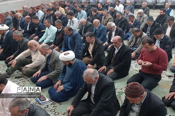 برگزاری نمازجمعه دربخش جوادآباد