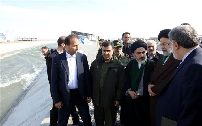 افتتاح سامانه انتقال آب به دریاچه ارومیه با حضور رئیس‌جمهوری