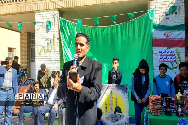 مراسم اعیاد شعبانیه در مدارس شادگان