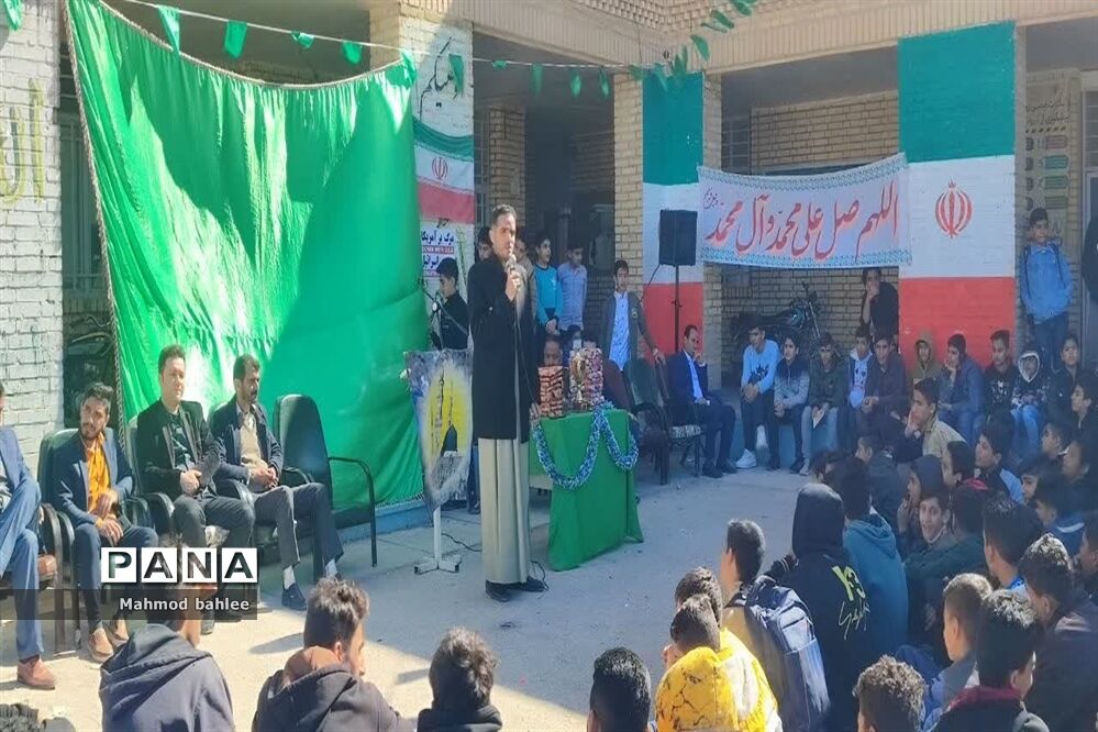 مراسم اعیاد شعبانیه در مدارس شادگان