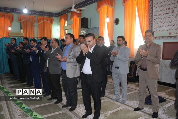 جشن میلاد باسعادت حضرت ابوالفضل العباس و روز جانباز در اداره کل آموزش و پرورش استان بوشهر