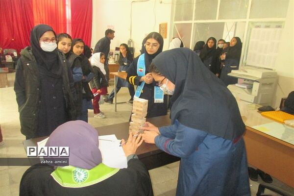 برگزاری مسابقات بازی‌های فکری سرگرمی رویش در شهرستان سروستان