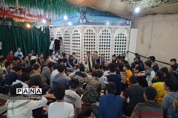 کاروان راهیان نور دانش‌آموزان منطقه ۱۵ تهران