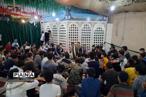 کاروان راهیان نور دانش‌آموزان منطقه ۱۵ تهران