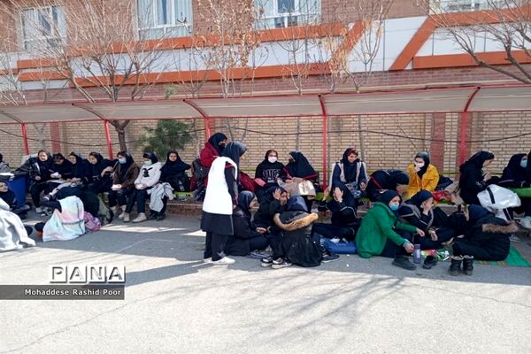 اردوی درون مدرسه‌ای دانش‌آموزان آموزشگاه شهید اورکی اسلامشهر