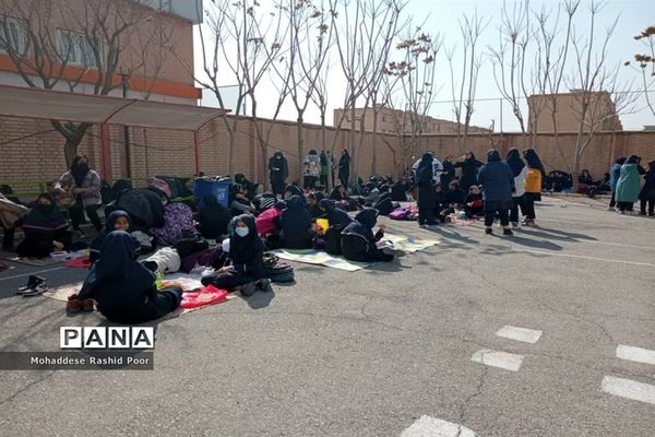 اردوی درون مدرسه‌ای دانش‌آموزان آموزشگاه شهید اورکی اسلامشهر