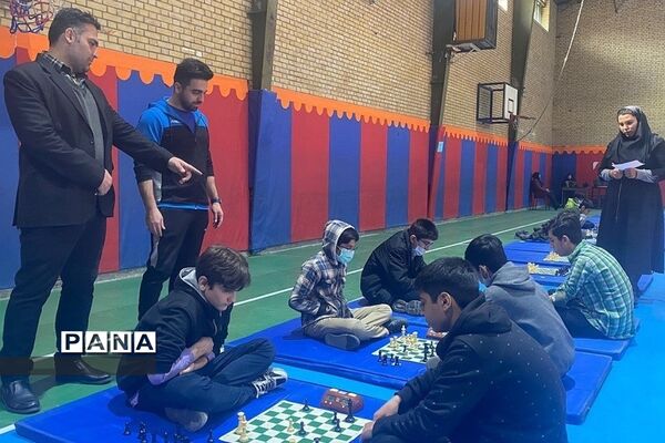 مسابقات شطرنج پسران ناحیه یک ری در سالن ورزشی علی‌ابن ابی‌طالب (ع) در شهرری
