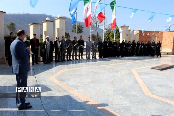 غبارروبی مزار شهدای گمنام گلوگاه در روز امور تربیتی