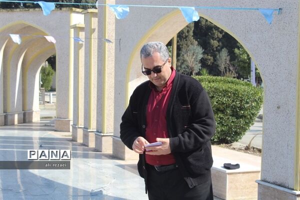 غبارروبی مزار شهدای گمنام گلوگاه در روز امور تربیتی