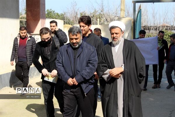 غبارروبی مزار شهدای گمنام گلوگاه در روز امور تربیتی