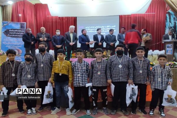 آیین تجلیل از دانش‌آموزان منتخب مسابقات ورزشی شهرستان سروستان