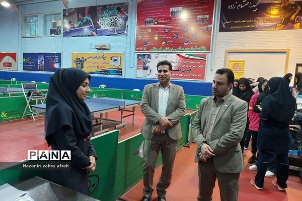 حضور موفق دانش‌آموز خبرنگار دبیرستان فرزانگان رودهن در مسابقات تنیس روی میز مدارس سمپاد استان تهران