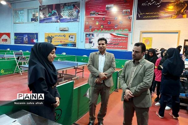 حضور موفق دانش‌آموز خبرنگار دبیرستان فرزانگان رودهن در مسابقات تنیس روی میز مدارس سمپاد استان تهران