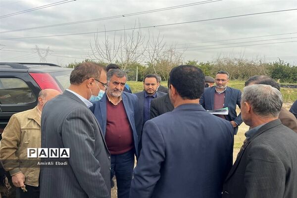 بازدید میدانی از چاه‌های آب کشاورزی شهر سورک و طبقده