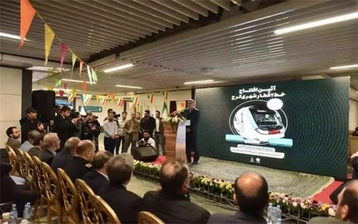 قطار شهری کرج دهه فجر سال آینده به ایستگاه شهید سلطانی می رسد