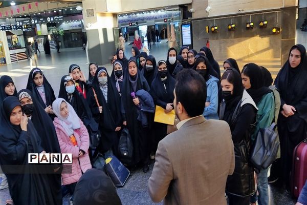 اردوی دختران زیارت اولی شهریار به مشهد مقدس به همت سازمان دانش‌آموزی شهرستان‌های استان تهران