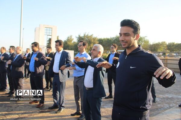 همایش پیاده‌روی کارکنان اداره‌کل آموزش و پرورش استان بوشهر