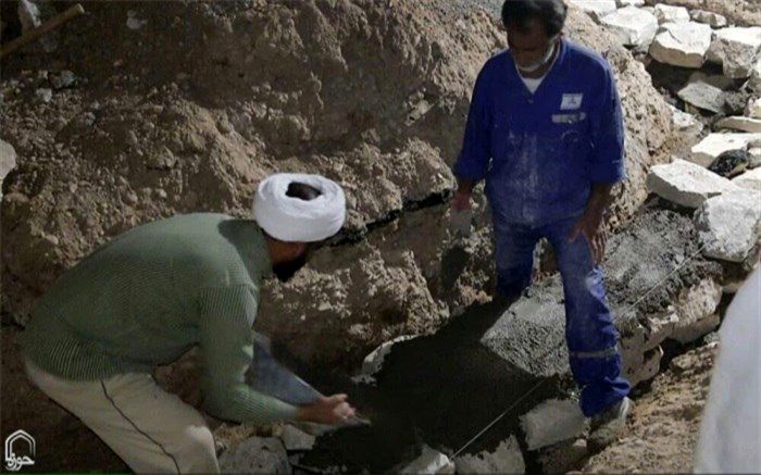 ساخت کلاس‌های درس در منطقه کم‌برخوردار «کوت عبدالله» توسط امام محله شهرستان کارون +تصاویر