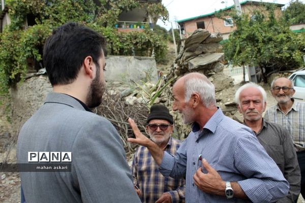 بازدید دستیار ویژه‌ استاندار مازندران از روستای مصیب محله