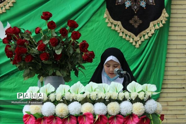 برگزاری مراسم غنچه‌ها در ناحیه یک بندرعباس