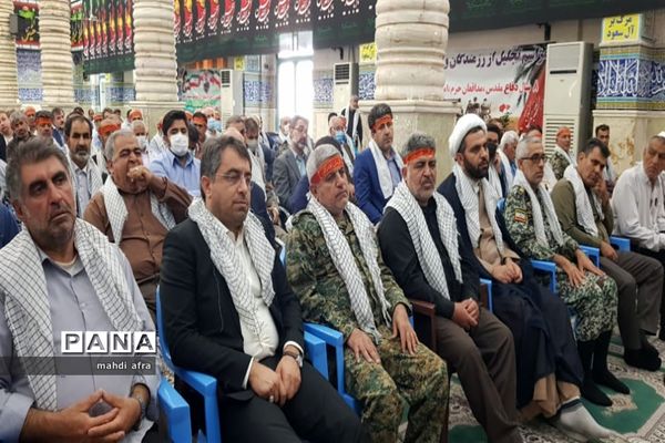 تجلیل از پیشکسوتان عرصه دفاع مقدس شهرستان بهبهان با حضور وبیناری مقام معظم رهبری (مدظله العالی)