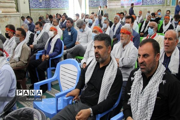 تجلیل از پیشکسوتان عرصه دفاع مقدس شهرستان بهبهان با حضور وبیناری مقام معظم رهبری (مدظله العالی)