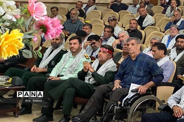 آیین بزرگداشت هشت سال دفاع مقدس در آباده