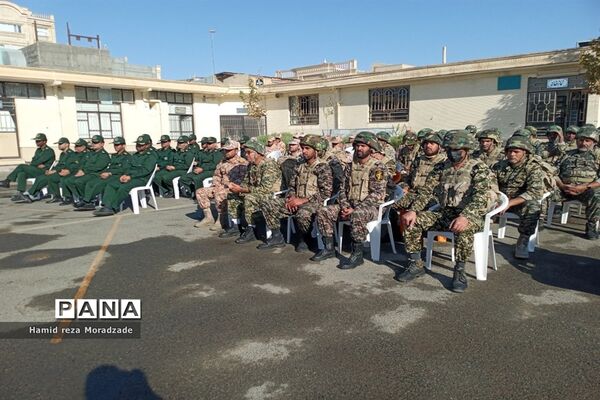 مراسم صبحگاه مشترک در اداره آموزش و پرورش، کاشمر