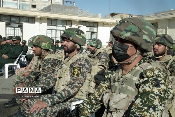 مراسم صبحگاه مشترک در اداره آموزش و پرورش، کاشمر