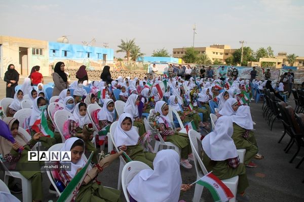 نواختن زنگ استانی شکوفه‌های حسینی در بهبهان